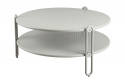 Blixt soffbord Ø 85 H39 cm - light grey