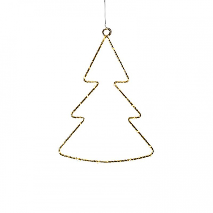 Liva LED-julgran, H30 - guld i gruppen Jul / Julbelysning hos Sommarboden i Höllviken AB (42303-s)
