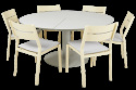 Peace matbord Ø 150 H73 cm - light grey