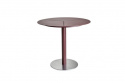 Peace Bistro cafébord Ø 80 H73 cm - zin red