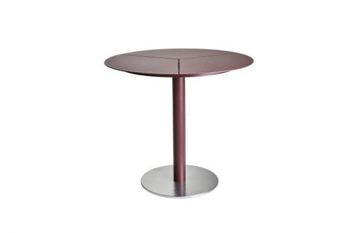 Peace Bistro cafébord Ø 80 H73 cm - zin red i gruppen Utemöbler / Bord / Cafébord hos Sommarboden i Höllviken AB (4308-48)