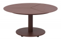 Peace lounge soffbord Ø 80 H40 cm - zin red