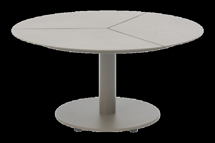 Peace lounge soffbord Ø 80 H40 cm - light grey i gruppen Utemöbler / Bord / Soffbord & Sidobord hos Sommarboden i Höllviken AB (4309-71)