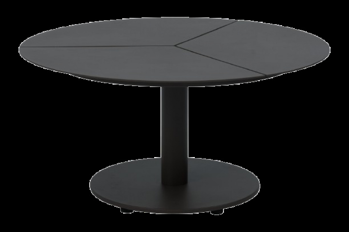Peace lounge soffbord Ø 80 H40 cm - antracit i gruppen Utemöbler / Bord / Soffbord & Sidobord hos Sommarboden i Höllviken AB (4309-73)