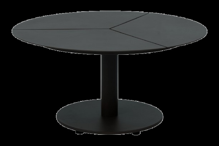 Peace lounge soffbord Ø 80 H40 cm - svart i gruppen Utemöbler / Bord / Soffbord & Sidobord hos Sommarboden i Höllviken AB (4309-8)