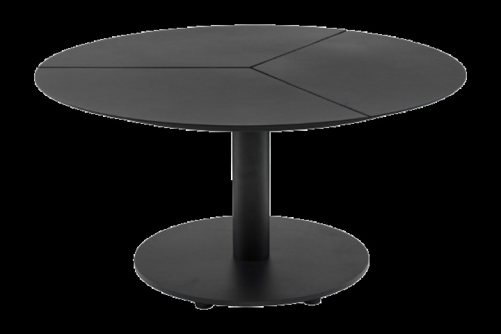 Peace lounge soffbord Ø 80 H46 cm - svart i gruppen Utemöbler / Loungemöbler / Loungemoduler / Soffbord & Sidobord - Loungemoduler hos Sommarboden i Höllviken AB (4310-8)