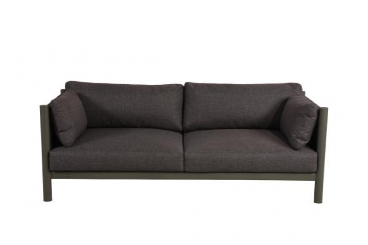 Brad 2,5-sits soffa - nordic green/charcoal grey i gruppen Utemöbler / Loungemöbler / Loungemoduler / 2,5-sits soffor - Loungemoduler hos Sommarboden i Höllviken AB (4322-34-78)