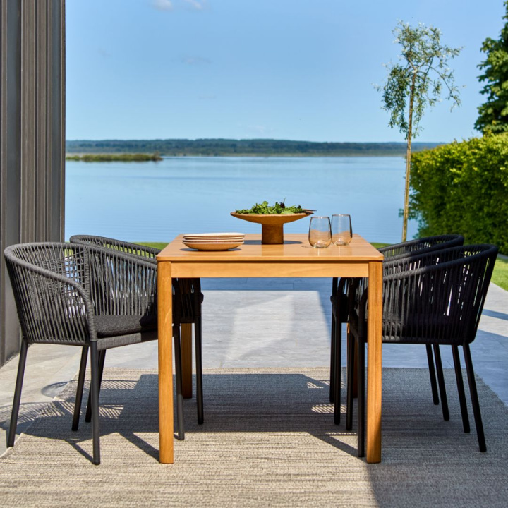 Joe bord 195x90 H73 cm - teak i gruppen Utemöbler / Material / Teakmöbler / Matbord - Teakmöbler hos Sommarboden i Höllviken AB (4331-deal)