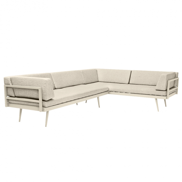 Rio loungesoffa - sandy grey/sand i gruppen Utemöbler / Loungemöbler / Loungegrupper hos Sommarboden i Höllviken AB (4612144-CI)