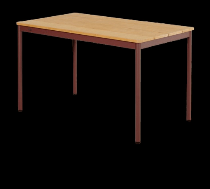 Nox Bistro cafébord 125x70 H73 cm - zin red/bambu i gruppen Utemöbler / Bord / Cafébord hos Sommarboden i Höllviken AB (4644B-48)