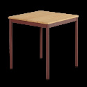 Nox Bistro cafébord 70x70 H73 cm - zin red/bambu