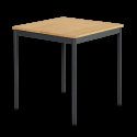 Nox Bistro cafébord 70x70 H73 cm - antracit/bambu