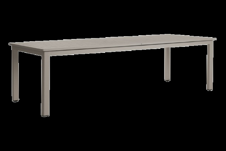 Lomma XL bord förlängningsbart 260-380x100 H73 cm - khaki i gruppen Utemöbler / Bord / Matbord hos Sommarboden i Höllviken AB (4655-21)