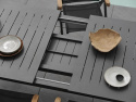 Lomma bord förlängningsbart 194-312x100 H73 cm - svart