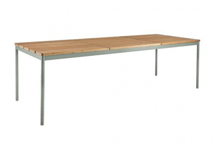 Nox Bamboo bord 238x90 H73 cm - dusty green/bambu i gruppen Utemöbler / Bord / Matbord hos Sommarboden i Höllviken AB (4657B-32)