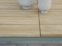 Nox matbord 238x90 H73 cm - dusty green/teak