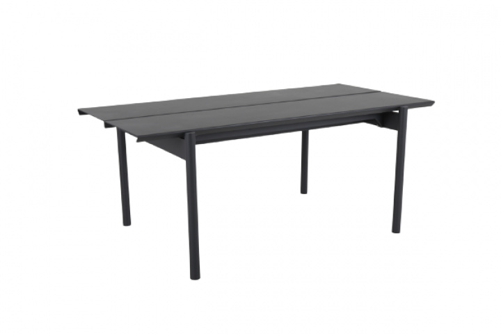 B45 matbord 180x92 H73 cm - matt antracit i gruppen Utemöbler / Material / Aluminiummöbler / Matbord - Aluminiummöbler hos Sommarboden i Höllviken AB (4663-73)