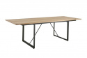 Shad matbord 240x90 H73 cm - antracit/teak