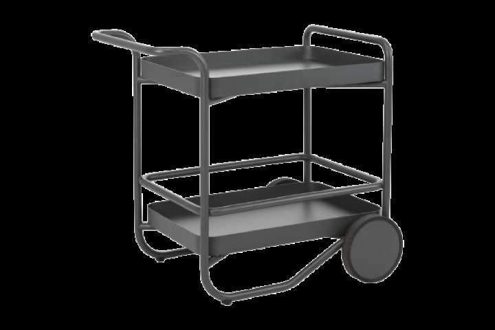 Trolly serveringsvagn - antracit i gruppen Utemöbler / Tillbehör ute / Serveringsvagnar & Brickor hos Sommarboden i Höllviken AB (4675-73)