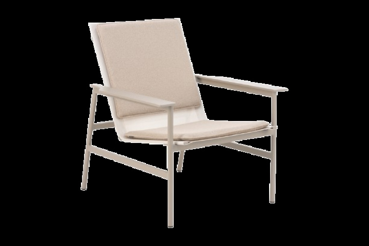 Soro loungefåtölj - khaki/teddy beige dyna i gruppen Utemöbler / Loungemöbler / Loungemoduler / Fåtöljer - Loungemoduler hos Sommarboden i Höllviken AB (4690-21-51-284-deal)