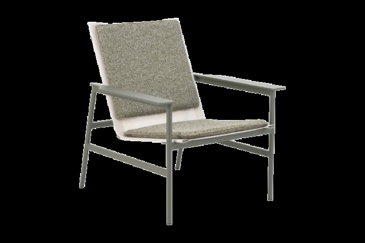 Soro loungefåtölj - nordic green/teddy verde dyna i gruppen Utemöbler / Loungemöbler / Loungemoduler / Fåtöljer - Loungemoduler hos Sommarboden i Höllviken AB (4690-34-51-388-deal)