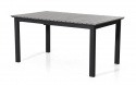 Tilos matbord 154x92 cm - svart/grå