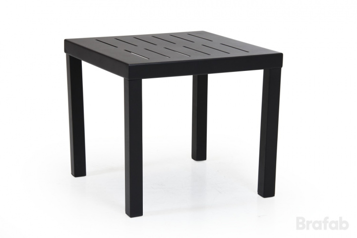Belfort sidobord 50x50 cm - svart i gruppen Utemöbler / Material / Aluminiummöbler / Lounge - Aluminiummöbler hos Sommarboden i Höllviken AB (4788-8)