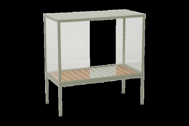 Grower Greens växtskåp, Låg - dusty green i gruppen Utemöbler / Tillbehör ute / Hyllor & Förvaring hos Sommarboden i Höllviken AB (4859-32)