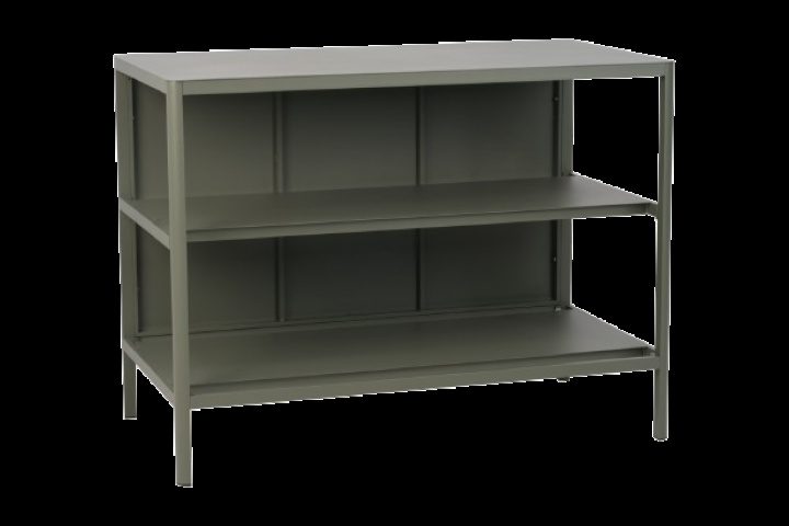 Kelia utekök med hylla - nordic green i gruppen Utemöbler / Tillbehör ute / Utekök hos Sommarboden i Höllviken AB (4902-34)