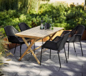 Flip bord vikbar, stor - teak