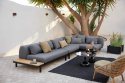 Glaze soffbordunderrede liten - lava grey