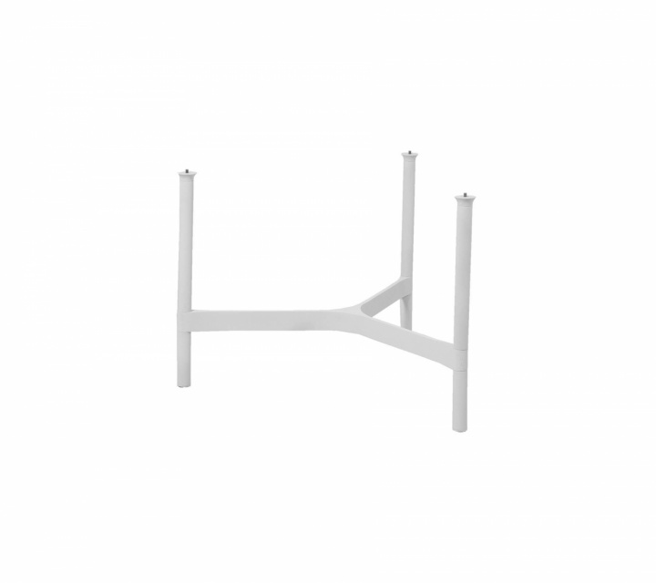 Twist soffbordunderrede mellan - white i gruppen Utemöbler / Material / Aluminiummöbler / Soffbord & Sidobord - Aluminiummöbler hos Sommarboden i Höllviken AB (5011AW)