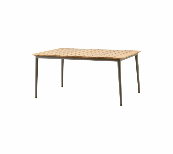 Core matbord 160x90 cm - taupe i gruppen Utemöbler / Material / Aluminiummöbler / Matbord - Aluminiummöbler hos Sommarboden i Höllviken AB (50127ATT)