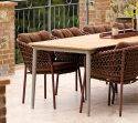 Core matbord 210x90 cm - taupe