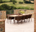 Core matbord 274x90 cm - taupe