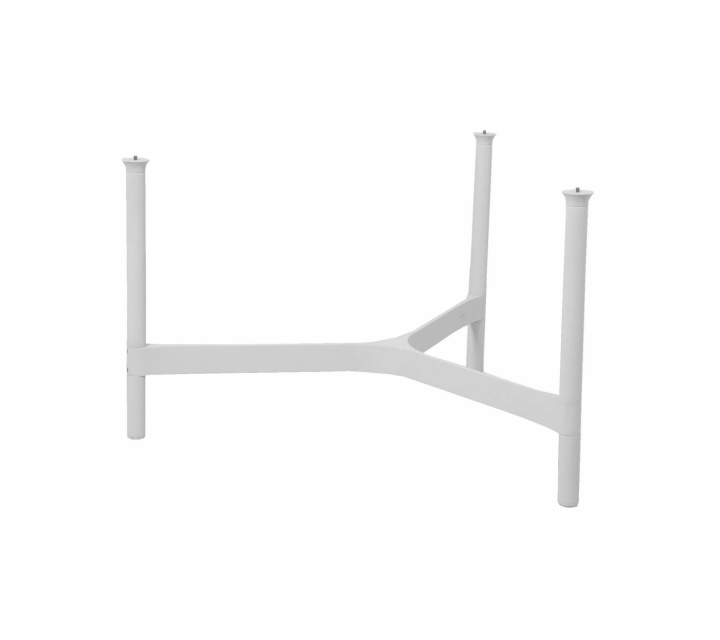 Twist soffbordunderrede stor - white i gruppen Utemöbler / Material / Aluminiummöbler / Soffbord & Sidobord - Aluminiummöbler hos Sommarboden i Höllviken AB (5012AW)