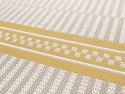 Rory utematta 160x230 cm - mönstrad gul/beige