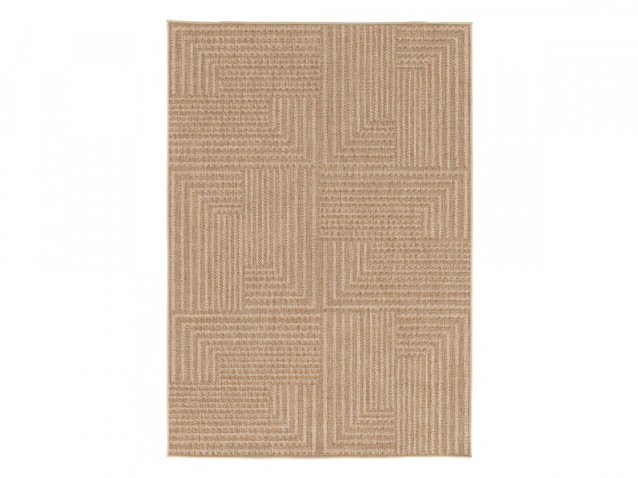 Belle utematta 160x230 cm - beigebrun i gruppen Utemöbler / Tillbehör ute / Utomhusmattor hos Sommarboden i Höllviken AB (5016023006)