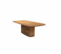 Mellow matbordsunderrede, oval - teak