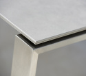 Edge matbordunderrede m/120 cm extension - rostfritt stål