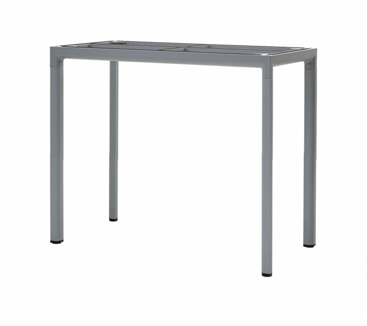 Drop barbordunderrede 150x75 cm - light grey i gruppen Utemöbler / Material / Aluminiummöbler / Matbord - Aluminiummöbler hos Sommarboden i Höllviken AB (50404AI)