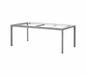 Drop matbordsunderrede 200x100 cm - light grey