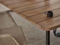 Nolli matbord 225x90 H73 cm - svart/teak