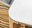 Aspect matbordunderrede 280x100 cm - teak