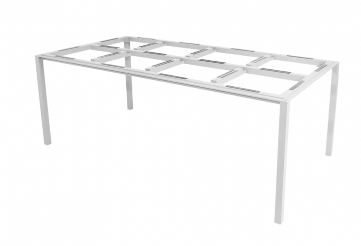 Pure matbordunderrede 200x100 cm - white i gruppen Utemöbler / Material / Aluminiummöbler / Matbord - Aluminiummöbler hos Sommarboden i Höllviken AB (5085AW)