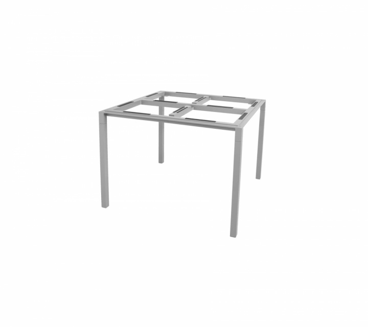 Pure matbordunderrede 100x100 cm - light grey i gruppen Utemöbler / Material / Aluminiummöbler / Matbord - Aluminiummöbler hos Sommarboden i Höllviken AB (5088AI)