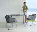 Pure matbordunderrede 100x100 cm - light grey