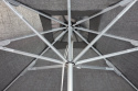 Harbour parasoll m/dragsnöre 2x2 m - light grey