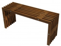 D-bench 100 cm furu oljad - brun