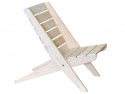 Eco Double Granny stol - oljad furu/vit